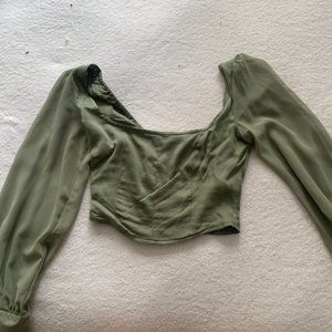 Urban Outfitters Green Top